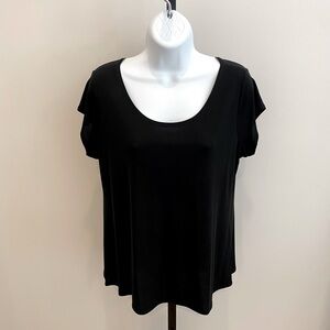 Eileen Fisher Silk Scoop Neck Top